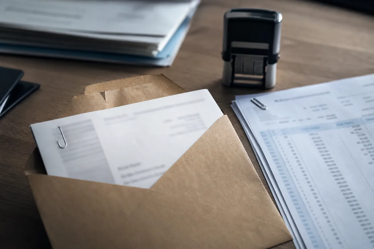 Courrier officiel et relevés bancaires illustrant le recouvrement d&rsquo;une pension alimentaire
